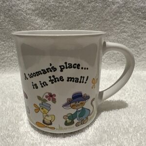 MESSAGE 1985 Roberta A Woman's Place Is In The Mall Korea 3.5x3.25"